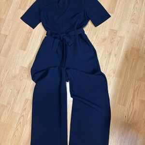 Banana Republic Dark Blue Jumpsuit